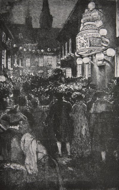 Celebración en la noche de la Inauguración de Howard Pyle